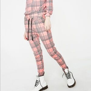 Wildfox Sweetheart Plaid Demi Leggings